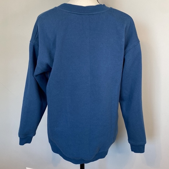 Green Tea Fleece Lined Comfy high low Sweatshirt - Picture 2 of 5